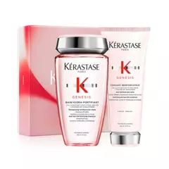 KERASTASE - Set Hidratante Anti-Caída Genesis Shampoo 250Ml + Acondicionador 200Ml Kérastase