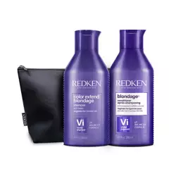 REDKEN - Set Matizador Cabello Rubio Blondage Shampoo 300ml + Acondicionador 300ml