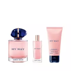 GIORGIO ARMANI - Set Perfume Mujer My Way 90ml + 15ml + Crema 50ml Giorgio Armani