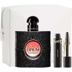 YVES SAINT LAURENT - Set Perfume Mujer Black Opium EDP 50ml + Mini Lash Clash + Neceser Yves Saint Laurent