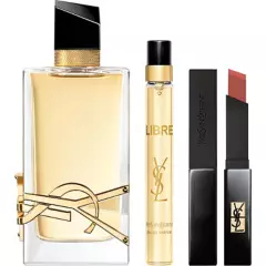 YVES SAINT LAURENT - Set Perfume Mujer Libre EDP 90ml + 10ml + Labial The Slim 302 Yves Saint Laurent