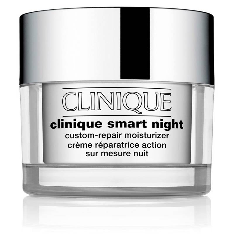 CLINIQUE - Crema de Noche Hidratante Smart Night Custom Repair Moisturizer para Pieles Mixta Grasa 50 ml Clinique