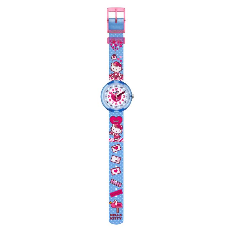 Flik Flak - Reloj Niña Hello Kitty Cute Mai ZFLNP024