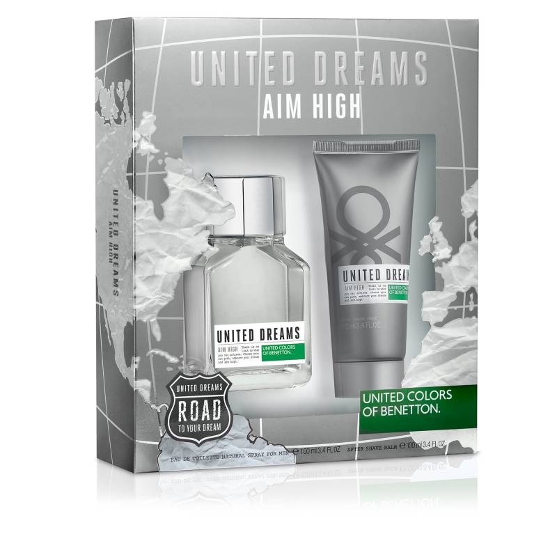 Benetton - Aim High EDT 100 ML + Aftershave 100 ML