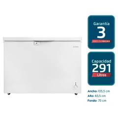 FENSA - Freezer Congelador Horizontal Blanco 291 lt Z300