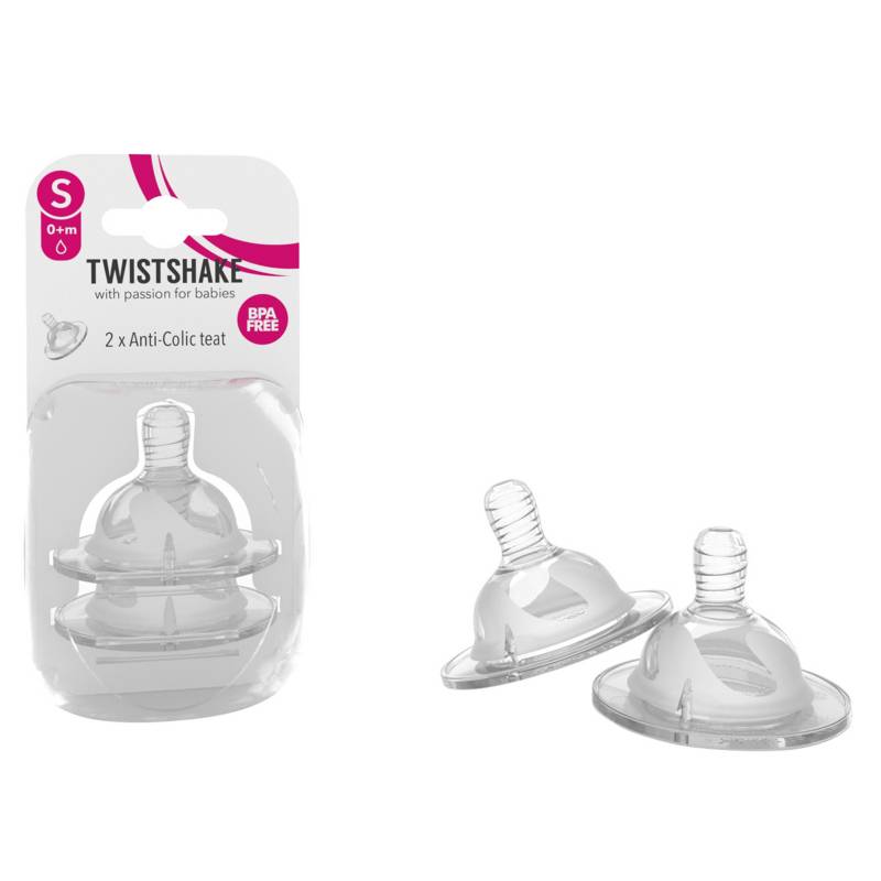 Twistshake Tetina anticólicos pequeña 0+m : Bebés