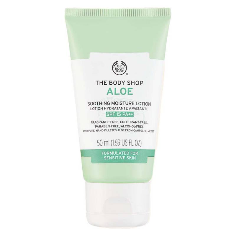 The Body Shop - Loción Hidratante Calmante Aloe SPF15 50ML The Body Shop