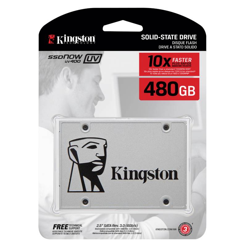 Kingston - SSD 480GB SUV400S37 550Mb/490Mb