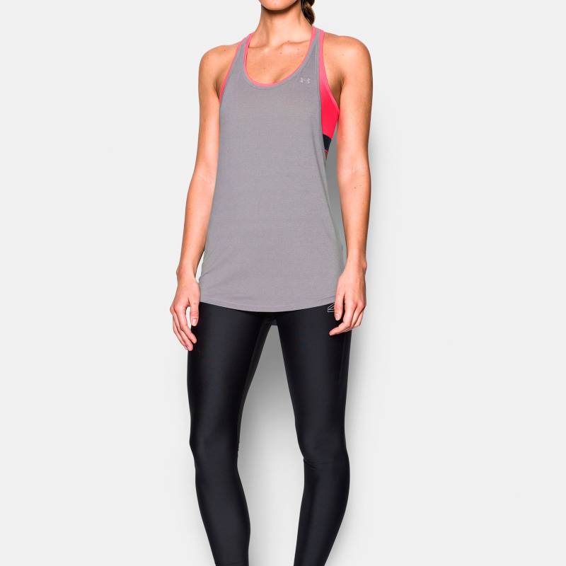  - UA HG Armour 2-in-1 Tank GRIS XS