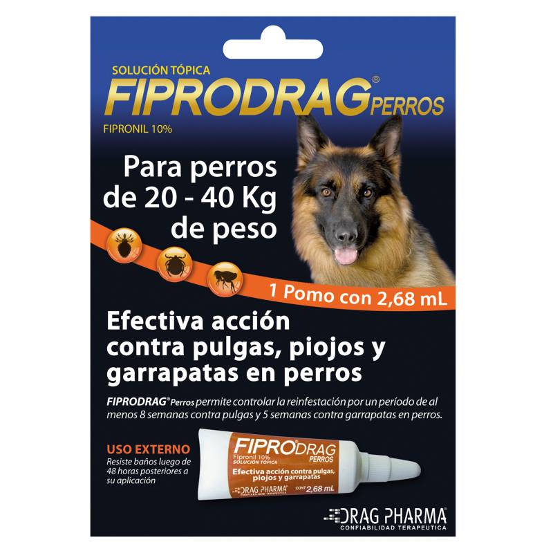 Drag Pharma - MK FIPRO DRAG PERRO 2.68 mL 20-40 Kg