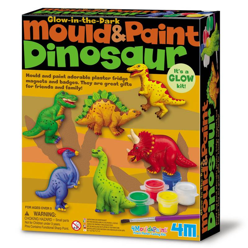 4M - Moldea Y Pinta Dinosaurios 4M