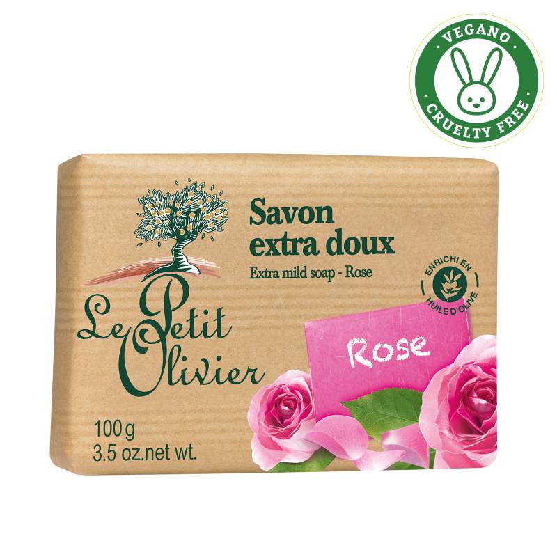 LE PETIT OLIVIER - Jabón Extra Suave Rosa 100Grs Le Petit Olivier
