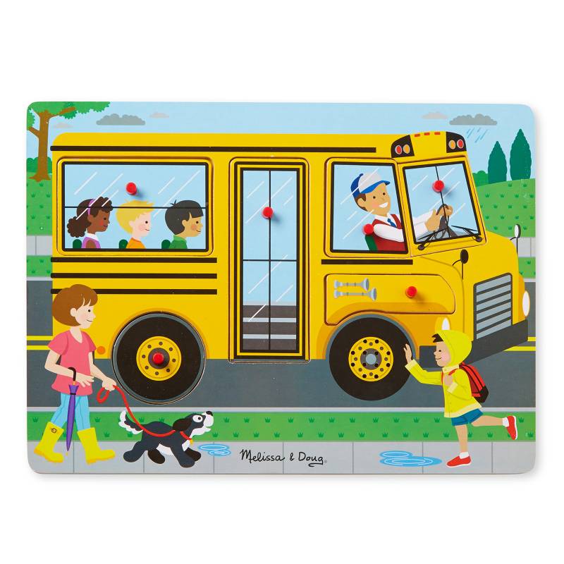 MELISSA & DOUG - Caramba Puzzle con sonido Autobus escolar