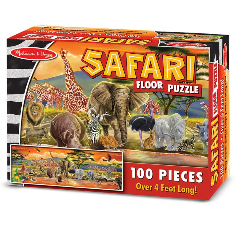 MELISSA & DOUG - Caramba Melissa Doug Puzzle Safari 100 Piezas