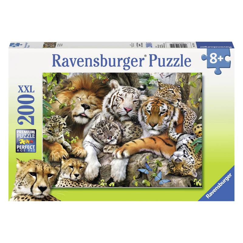 RAVENSBURGER - Ravensburger Puzzle Xxl Siesta de Felinos 200 Piezas