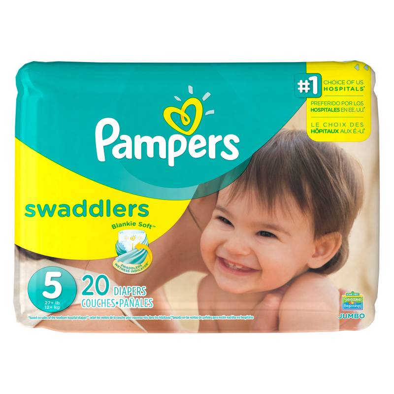 Pampers - Swaddlers Size 5 (20 Unid)