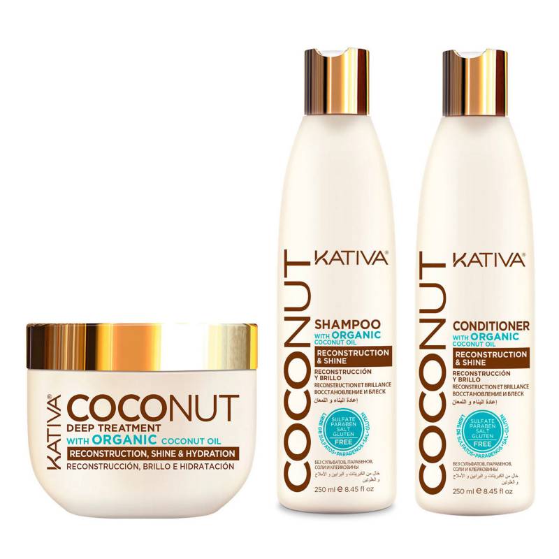  - KATIVA PACK COCO X3 SH+CON+DT 250ML