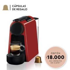 NESPRESSO - Cafetera Essenza Mini D30 Roja Nespresso