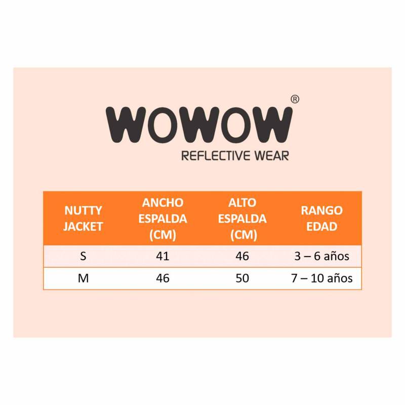 Chaleco reflectante para niños Nutty rosado Wowow - Wowow