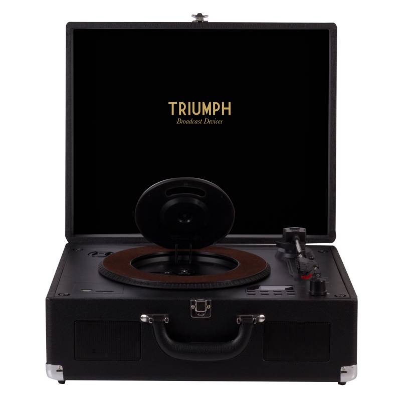 Triumph - Triumph Tornamesa de Maleta con Bluetooth