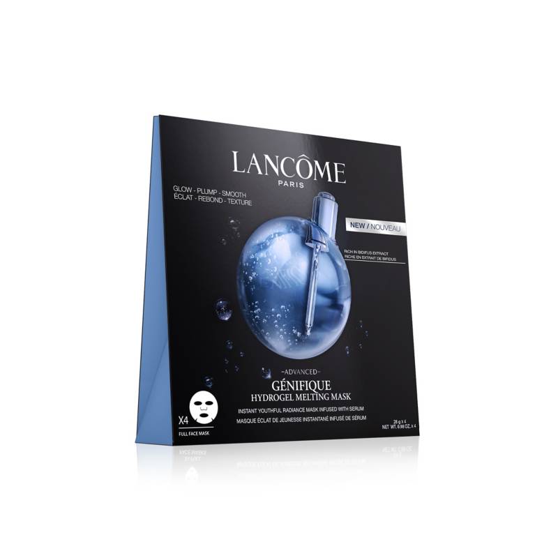 LANCOME - Set Mascarilla Facial Advanced Genifique Hydrogel 4 unidades 24g Lancome