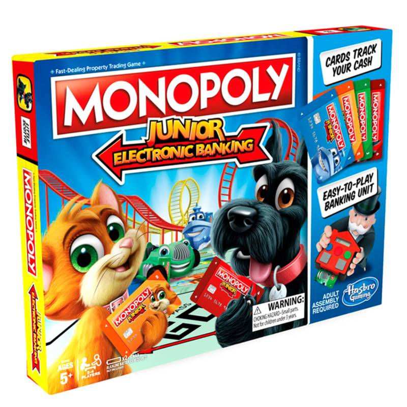 MONOPOLY - Juegos De Mesa Hasbro Gaming Monopoly Junior Banco Electrónico