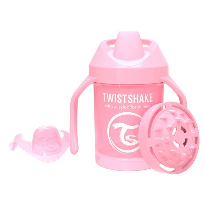 TWISTSHAKE - Twistshake Vaso Mini Cup 230 Ml 4+M Rosado