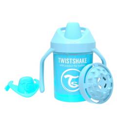 TWISTSHAKE - Vaso Antiderrame Mini Cup 230 Ml 4+M Azul Twistshake