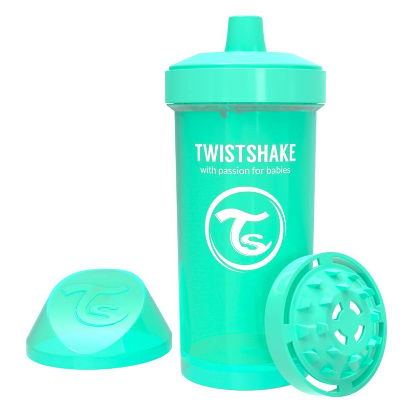 Twistshake - Vaso antiderrame 360 ml 12+m Verde Pastel