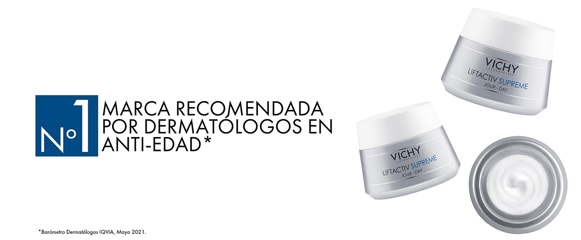 Vichy, marca n°1 recomendada por dermatólogos en antiedad