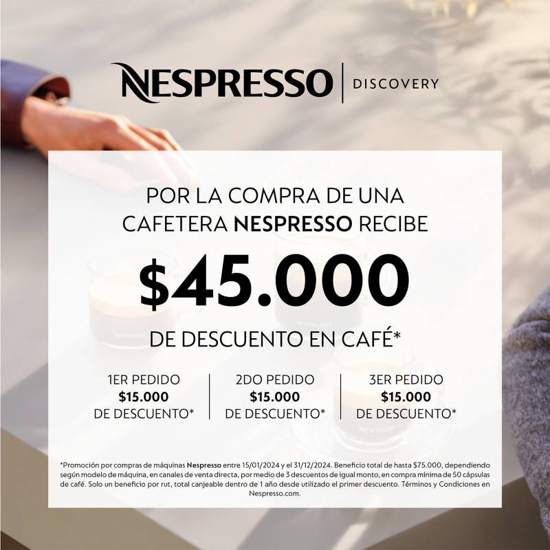 NESPRESSO Cafetera Inissia C40 y Espumador de Leche Nespresso