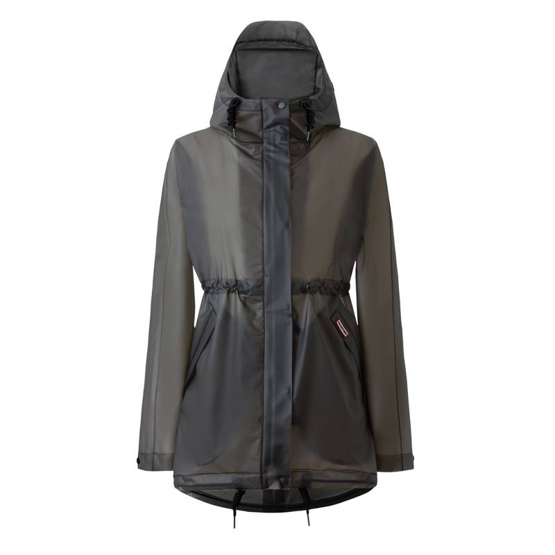 HUNTER - Chaqueta Impermeable Mujer Gris Hunter