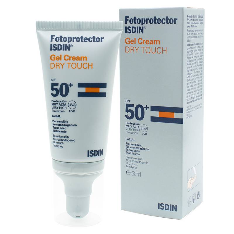 ISDIN - Protector Solar Facial Gel Cream Dry Touch SPF50 50ml