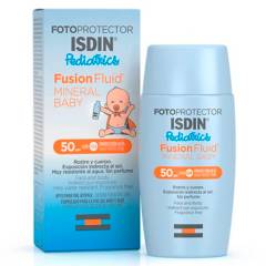 ISDIN - Protector Solar Pediatrico Facial Fusion Fluid Mineral Baby SPF50 50ml ISDIN