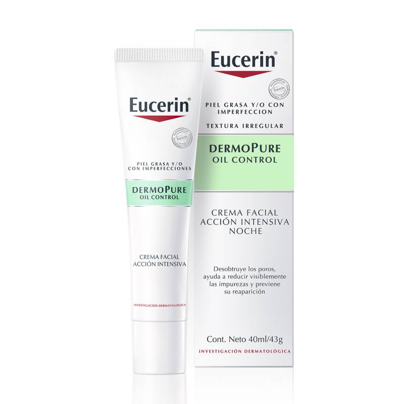 EUCERIN - Crema Facial DermoPure Accion Intensiva Noche 40ml Eucerin