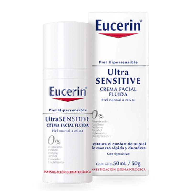 EUCERIN - Crema Facial Fluida UltraSENSITIVE 50ml Eucerin