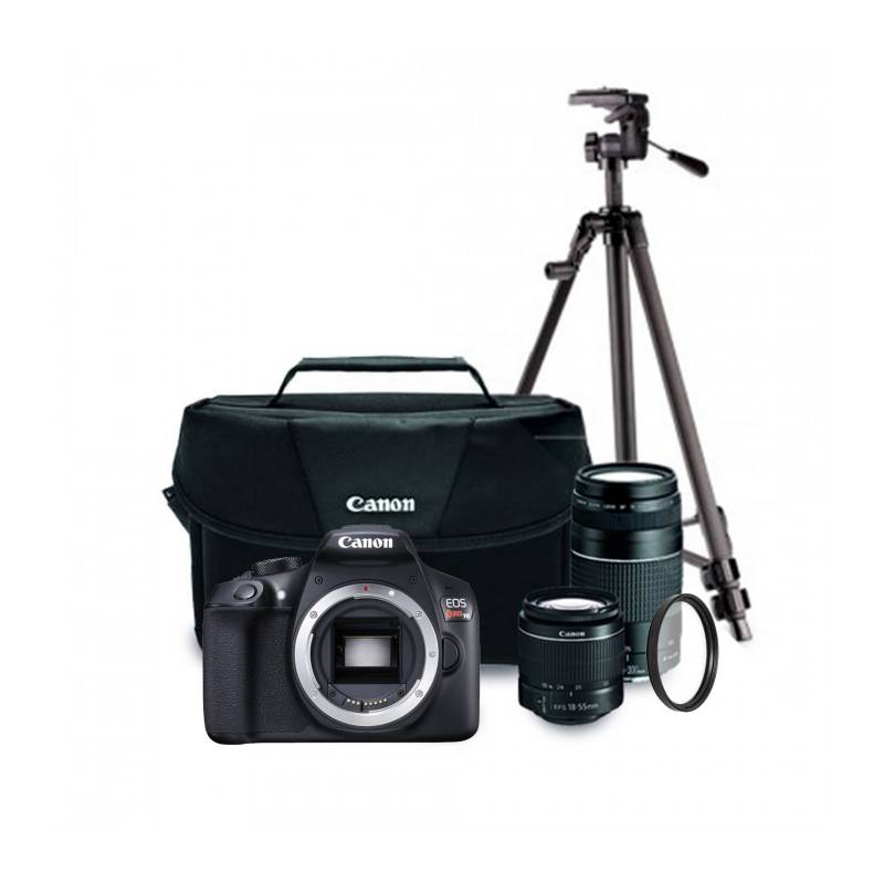 Canon - Cámara Canon T6 Premium Kit + Trípode + Filtro UV