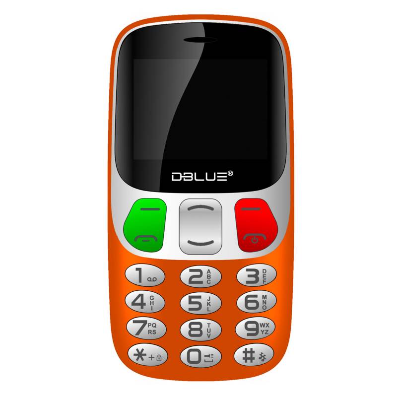 DBLUE - Telefono Senior S.O.S ORANGE.