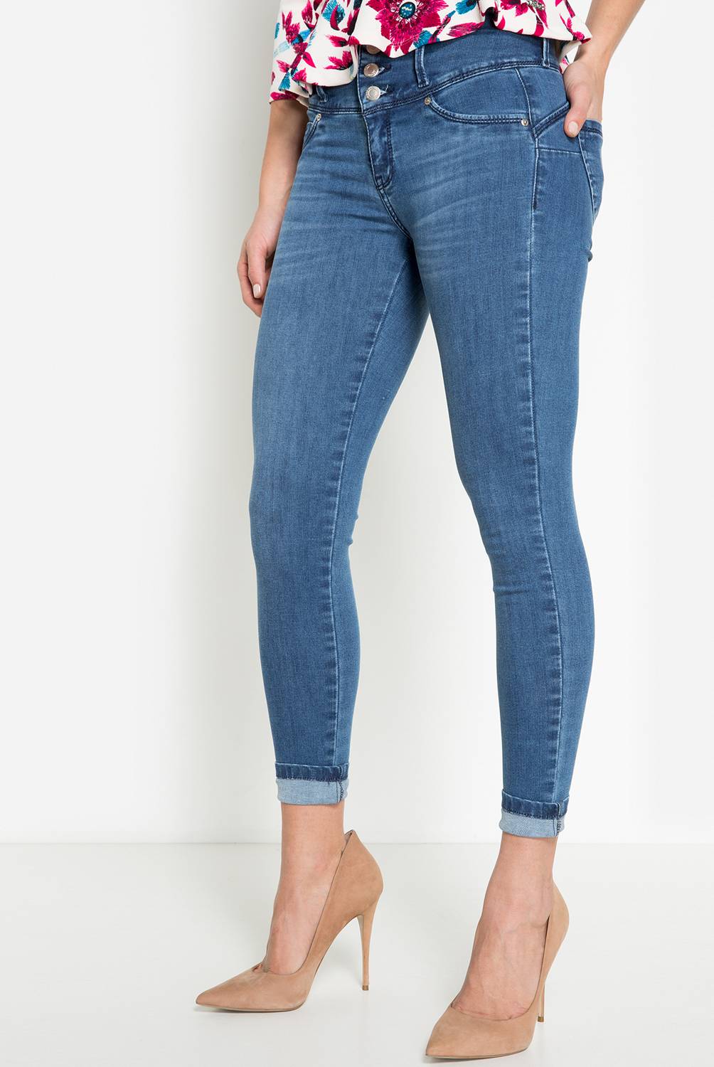 Mossimo - Jeans de Algodón Mujer