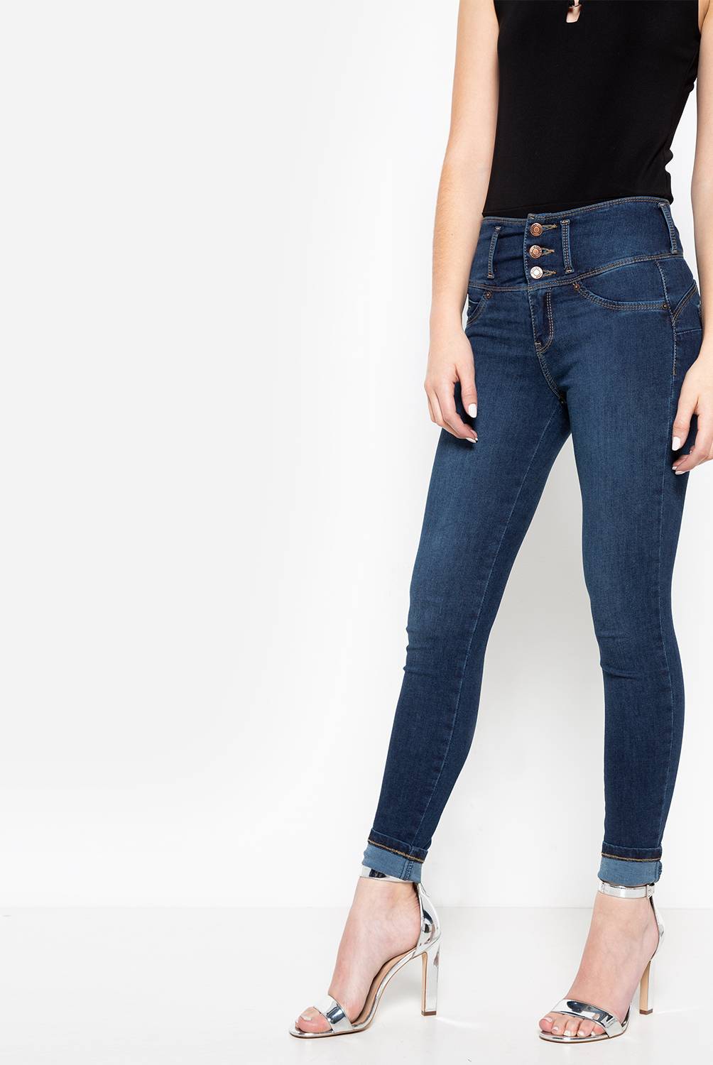 Mossimo - Jeans de Algodón Mujer