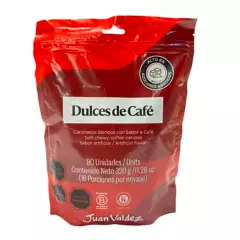 JUAN VALDEZ - Dulces de Café 80 Unidades 320 gr Juan Valdez