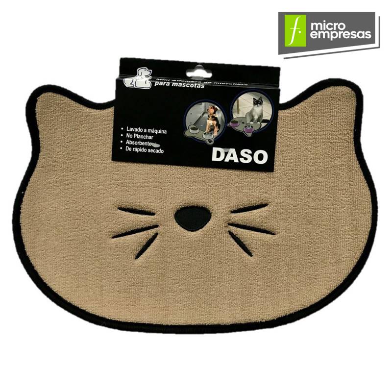 MASCOTAS DASO - Mini alfombra de microfibra para mascotas