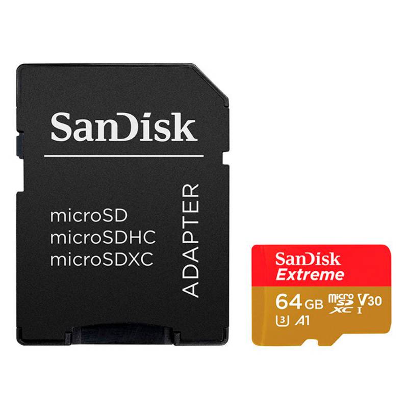 Sandisk - Tarjeta Micro Sdxc 64Gb Extreme Clase