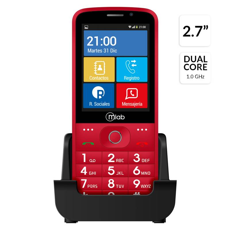 MLAB - Celular Senior Smart SOS Phone 4GB