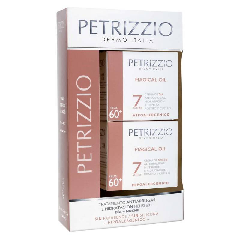 PETRIZZIO - Set Cremas Antiarrugas Magical Oil Crema de Dia 50 gr + Crema de Noche 50 gr Petrizzio