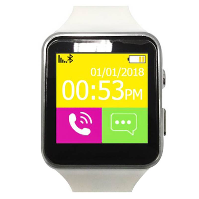 LHOTSE - Reloj P9 Blanco Inteligente Smart Watch Camara