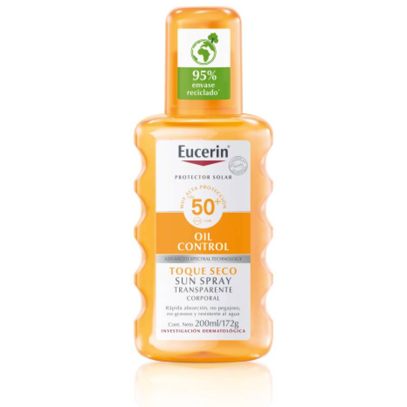 EUCERIN - Protector Solar Corporal Spray Transparente SPF50 200ml Eucerin