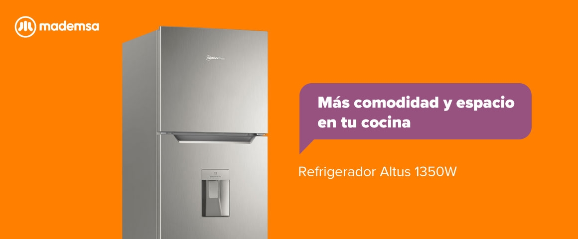 Más comodidad y espacio en tu cocina. Refrigerador Altus 1350