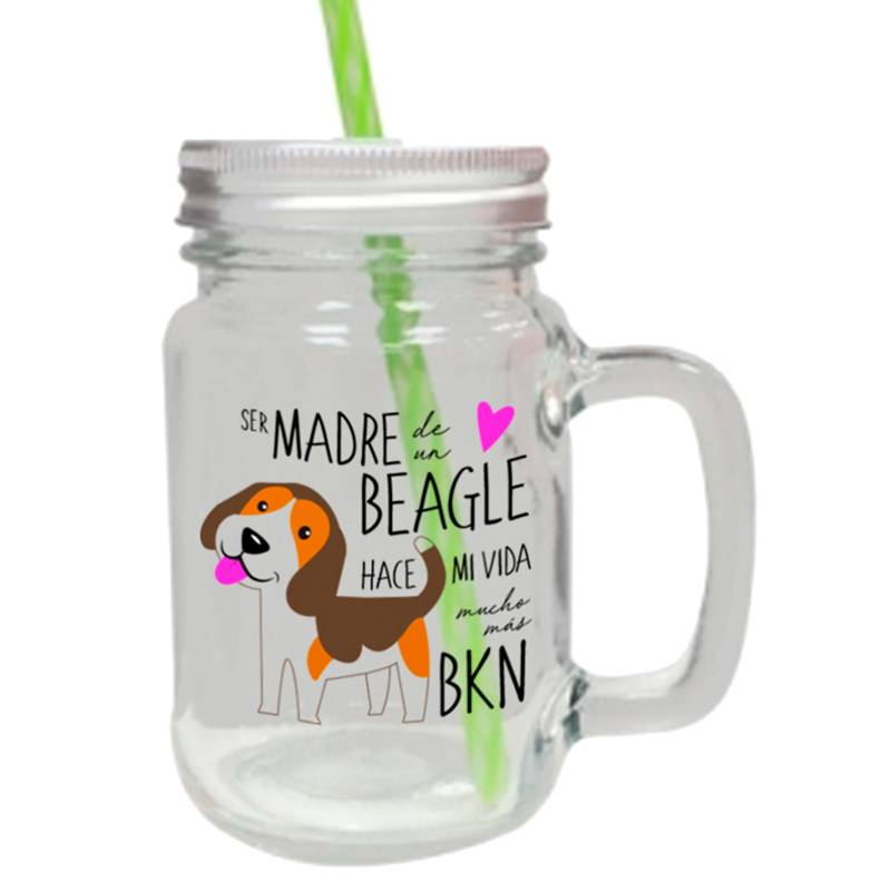 PETFY - Jar De Vidrio Beagle Madre