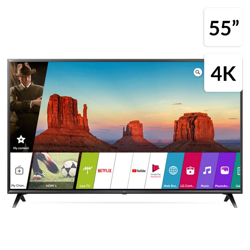 LG - LED 55" 55UK6200 4K Ultra HD Smart TV